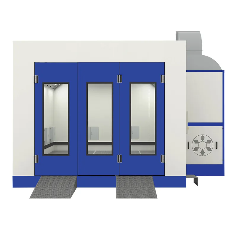 A1 Diesel-Heated Downdraft Spray Booth 18 kW with Riello Burner