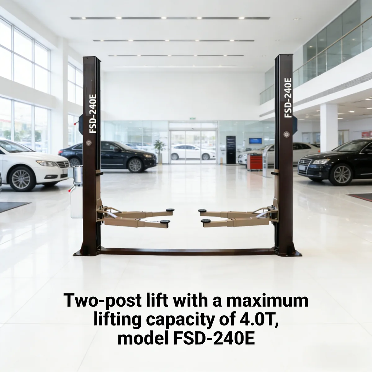 AL-4 4 t Two Post Hydraulic Lift 1850 mm for Garage Workshops