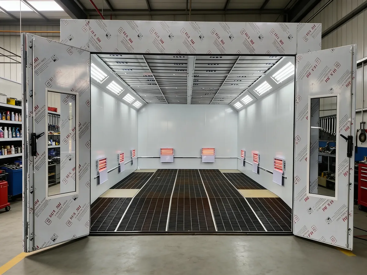XINYUAN 7.0 x 5.35 m Dual-Burner Diesel Spray Booth 18 kW