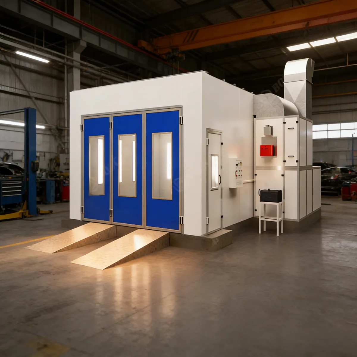 Energy-Saving 20 kW Dual-Fuel Spray Booth for High-Volume Paint Shops