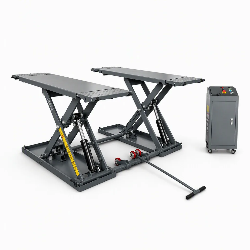 TF-TSL3500 Ultra-Thin Scissor Lift 3.5 t for Low-Clearance Vehicles