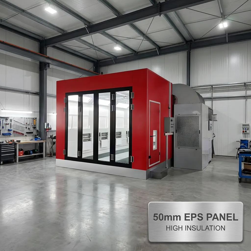 Cabina de pintura XH-YB1 7000 x 5100 x 3200mm con calefacción Electric Heating / natural gas burner / diesel burner
