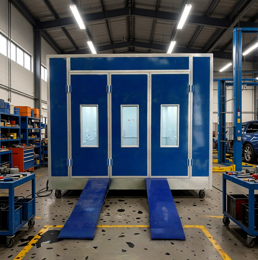 Fuel Efficient Diesel Burner Heating Spray Booth 4